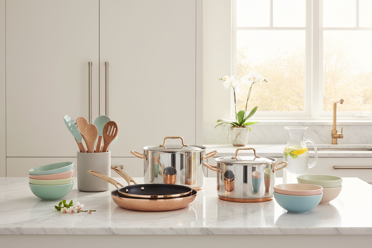 Sleek Spring Kitchenware Hero